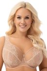Gorsenia Luisse Lace UW Soft Comfort Bra - Almond-thumb Underwired, non-padded full cup bra with the loved Luisse frame. 65-100, D-M G018