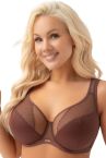 Gorsenia Luisse Mesh UW Soft Comfort Bra - Chocolate-thumb Underwired, non-padded full cup bra with the loved Luisse K441-frame. 65-95, D-M K441/1-CHO