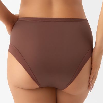 Gorsenia Luisse Mesh Briefs - Chocolate  L/40 - 4XL/48 K442/1-CHO