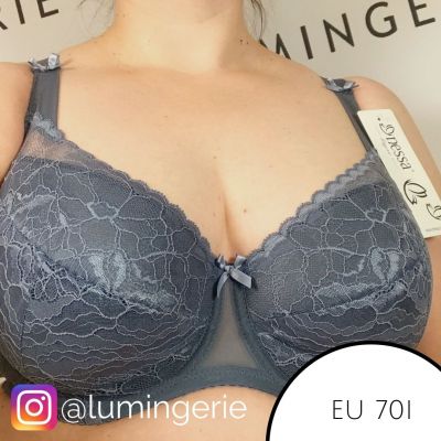 Nessa Abbi Padded Bra Grey Underwired, padded bra 60-95, D-M N001-502-GREY