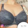 Nessa Abbi Padded Bra Grey-thumb Underwired, padded bra 60-95, D-M N001-502-GREY