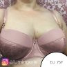 Ava Lingerie Funky Twist Full Cup Nursing Bra Powder Pink-thumb Underwired, padded full cup nursing bra 65-105, D-L AV-1962-PINK