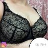 Nessa Abbi Padded Bra Beige-Black-thumb Underwired, padded bra 60-95, D-M N001-502-BEZ-BLK