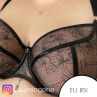 Ava Lingerie Serseia Soft Bra Black-thumb Underwired, soft cup bra 65-100, D-L AV-1996-BLK
