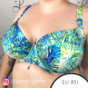  Tropical Vibes Full Cup Bikini Top Blue Bird-thumb  65-95, D-L AN-235-BBFC