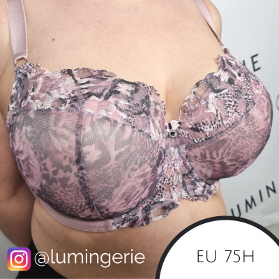 Ava Lingerie Zoe Full Cup Bra Pink Mix Underwired, padded full cup bra 65-100, D-L AV-1987-PIX