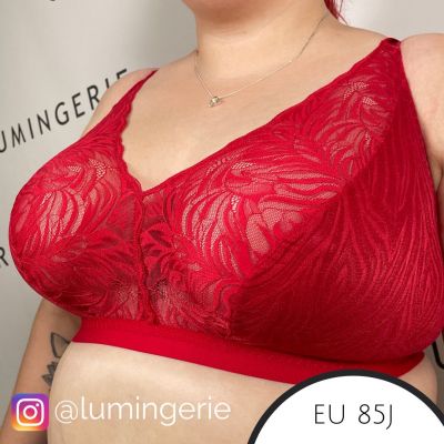 Curvy Kate Lace Daze Bralette Lipstick Red Wireless bralette bra 65-90 E/F - M/N CK-044-110-LIP