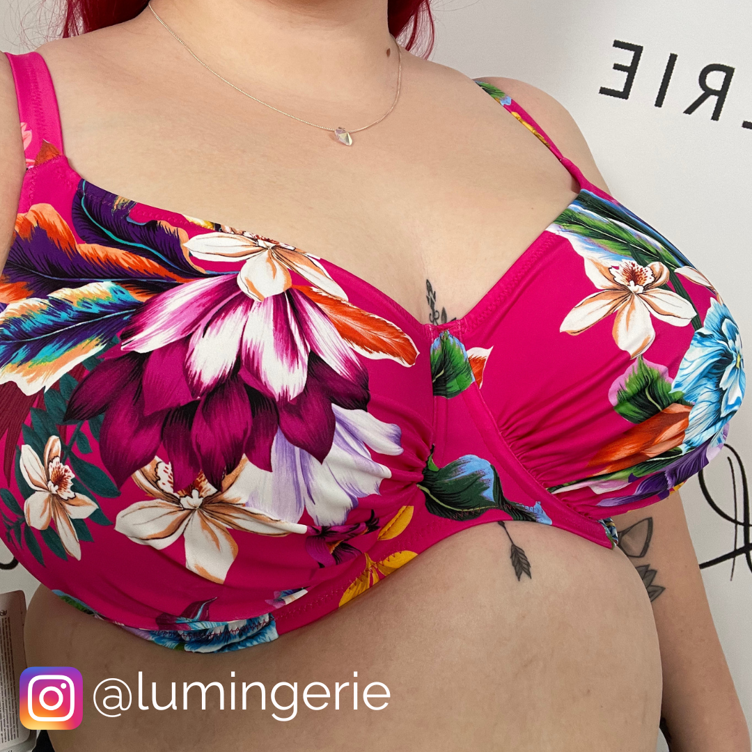 Manoeuvreren Clancy opmerking Fantasie Halkidiki Gathered UW Full Cup Bikini Top Orchid | Lumingerie bras  and underwear for big busts
