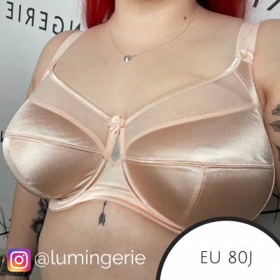 Goddess Keira UW Banded Bra Pearl Blush Underwired, non-padded banded bra 75-105, E-O GD6090-PLH