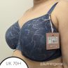 Panache Radiance UW Moulded Non Padded Bra Steel Blue-thumb Underwired, moulded, non-padded t-shirt bra. 70-85, DD-H 10461-STE