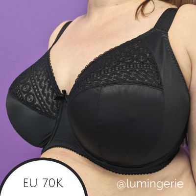 PrimaDonna Montara UW Full Cup Bra Black I-M Underwired, non-padded full cup bra with side support. 70-100, I-M 0163385-ZWA