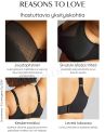 Sculptresse by Panache Bliss Full Cup Bra - Noir-thumb Underwired non-padded full cup bra. 70-105, E-O 10685-NOIR