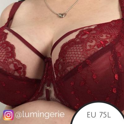 Subtille Linda Soft Bra Bordeaux/Beige Underwired non-padded mesh bra 65-105, D-O LIN-SOFT-BOR-BEZ