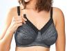 Royce Luna Soft Cup Nursing Bra Grey-thumb Wire-free, non-padded drop cup nursing bra 70-90 FF-K 1325-GREY