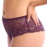 Plaisir Lush Lace Brazilian Burgundy-thumb Brazilian brief made of soft lace. 40-48 2053-33/BUR