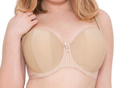 Curvy Kate Luxe Strapless Multiway Bra Biscotti Underwired, padded, strapless multiway bra 60-90 D-M CK2601-BISC