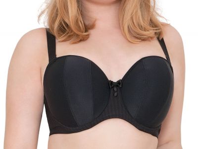Curvy Kate Luxe Strapless Multiway Bra Black Underwired, padded, strapless multiway bra 60-90 D-M CK2601