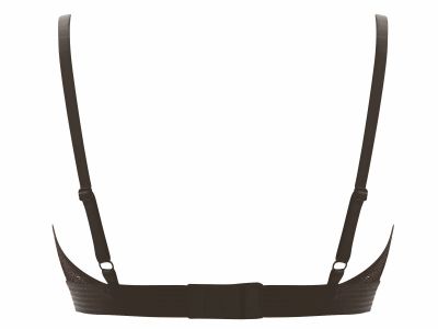 Cleo by Panache Lyzy Non-Wired Triangle Bra Black Non-wired, triangle shaped lace bra 60-85 D-G 9766-BLA