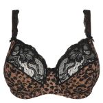 Pour Moi Madison Underwired Non Padded Lace Bow Stretch Bra Honey Size 36F  36 F