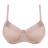 Royce Maisie Satin Trim T-shirt Bra Blush-thumb Wirefree, moulded full cup t-shirt bra with bilateral pockets. 65-90, D-G 1091-BLH