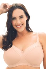 Maisie Satin Trim T-shirt Bra Blush