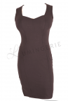 Urkye Mala Sleeveless Stretch Dress Grey-thumb Versatile sleeveless dress for all occassions. 34-44 O/OO, OO/OOO SU-006-SZA