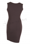 Urkye Mala Sleeveless Stretch Dress Grey-thumb Versatile sleeveless dress for all occassions. 34-44 O/OO, OO/OOO SU-006-SZA