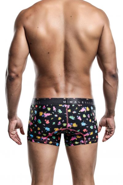 MaleBasics Black Splash Hipster Trunk MB201 Trunk 78% Nylon, 22% Spandex S-XL MB201