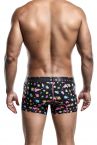 MaleBasics Black Splash Hipster Trunk MB201-thumb Trunk 78% Nylon, 22% Spandex S-XL MB201