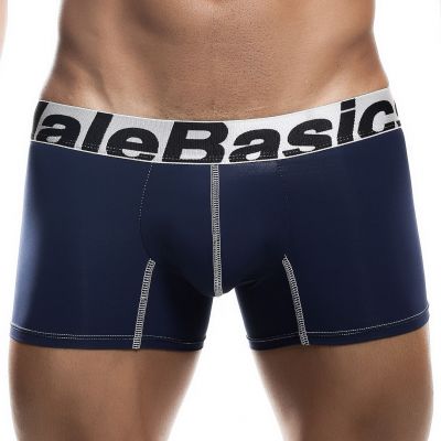MaleBasics Performance boxer trunk navy MBM01 Trunk 78% Nylon, 22% Spandex S-XL MBM01