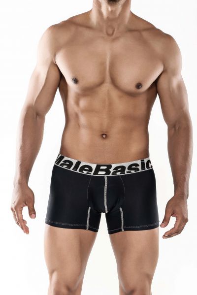 MaleBasics Performance boxer trunk black MBM01 Trunk 78% Nylon, 22% Spandex S-XL MBM01