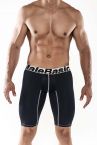 MaleBasics Performance boxer black MBM04-thumb Boxer brief with long legs 78% Nylon, 22% Spandex S-XL MBM04