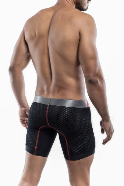 MaleBasics Performance Titanium+ boxer brief black MBP01 9 inch boxer 78% Nylon, 22% Spandex S-XL MBP01