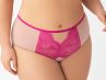 Gorsenia Malika Brief Beige & Fuchsia-thumb Midi briefs for the Malika range. M/38 - 4XL/48 K765-BEF