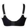 Plaisir Maria UW Full Cup Bra Black-thumb Underwired, non padded full cup bra with stretch lace top cups. 80-120, E-K 60025-1/BLK