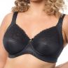 Plaisir Maria UW Full Cup Bra Black-thumb Underwired, non padded full cup bra with stretch lace top cups. 80-120, E-K 60025-1/BLK