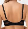 Gorsenia Marisa UW Soft Bra - Black-thumb Underwired, non-padded balconnet bra with a removable decorative strap on decoltee. 70-100, D-M G005