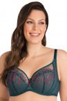 Gorsenia Massima Soft Side Support Bra Pine-thumb Underwired, non-padded soft side support bra. 65-100, D-M K796-