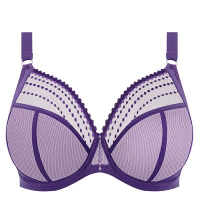Elomi Matilda UW Plunge Bra Iris Underwired, full cup plunge bra 70-100, E-O EL8900-IRS