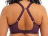 Elomi Matilda UW Plunge Bra Wine Diamond-thumb Underwired, full cup plunge bra 70-100, E-O EL8900-WID