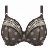 Elomi Matilda UW Plunge Bra Black Polka Dot-thumb Underwired, full cup plunge bra. 70-100, E-O EL8900-BDT