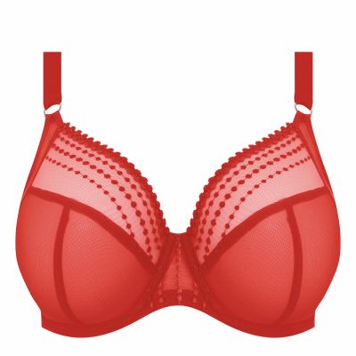 Elomi Matilda UW Plunge Bra Haute Red Underwired, full cup plunge bra. 70-100, E-O EL8900-HAD