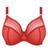 Elomi Matilda UW Plunge Bra Haute Red-thumb Underwired, full cup plunge bra. 70-100, E-O EL8900-HAD
