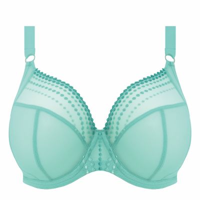 Elomi Matilda UW Plunge Bra Jade Underwired, full cup plunge bra. 70-100, E-O EL8900-JAE