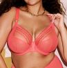 Elomi Matilda UW Plunge Bra - Sunset-thumb Underwired, full cup plunge bra. 70-100, E-O EL8900-SUT