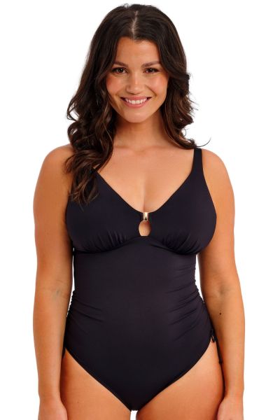 Fantasie Merissa NW Plunge Swimsuit - Black  XS/36 - 2XL/46 FS505144-BLK
