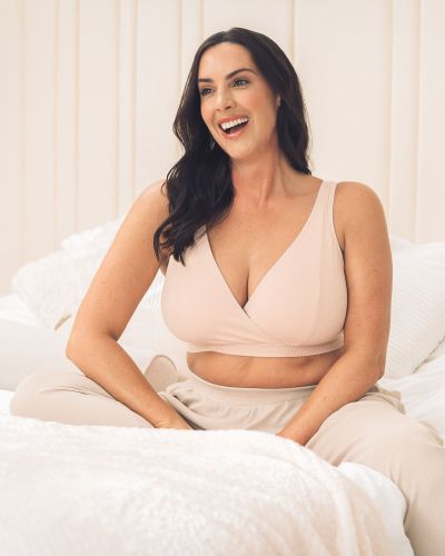 Royce Mia NW Lounge & Sleep Bra - Blush Wirefree lounge bralette. 75-95 G/H - M/N 1451-BLH