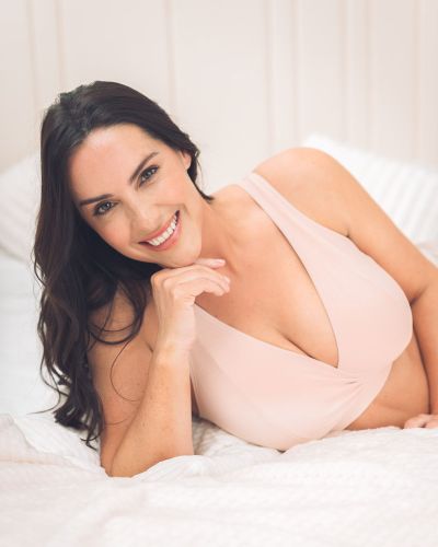 Royce Mia NW Lounge & Sleep Bra - Blush Wirefree lounge bralette. 75-95 G/H - M/N 1451-BLH