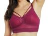 Parfait Lingerie Mia Dot Longline Bralette Blackberry-thumb Non-wired, bralette with removable cup padding. 65-90, D-H P6011-BLY