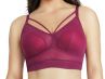 Parfait Lingerie Mia Dot Longline Bralette Blackberry-thumb Non-wired, bralette with removable cup padding. 65-90, D-H P6011-BLY